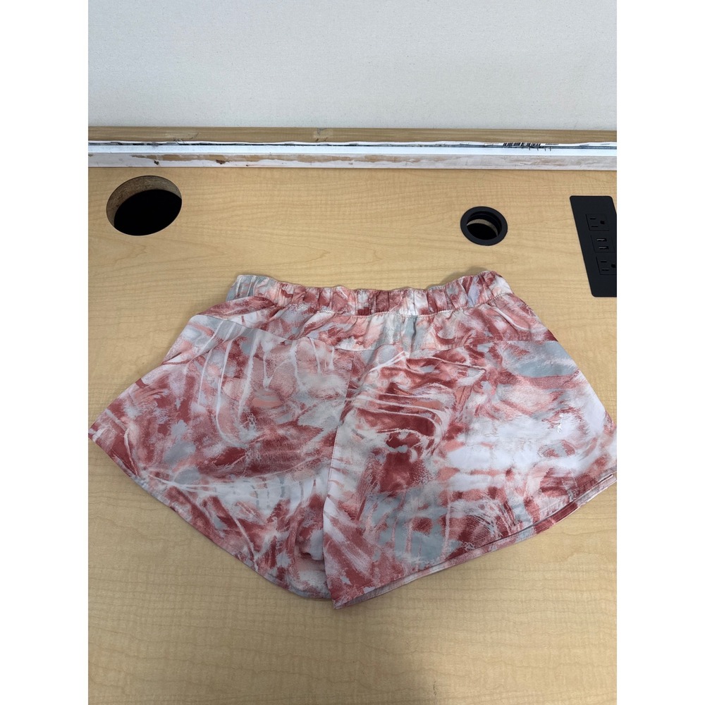 Old Navy Active Pink Marble Tie Dye Running Shorts Quick Dry Medium